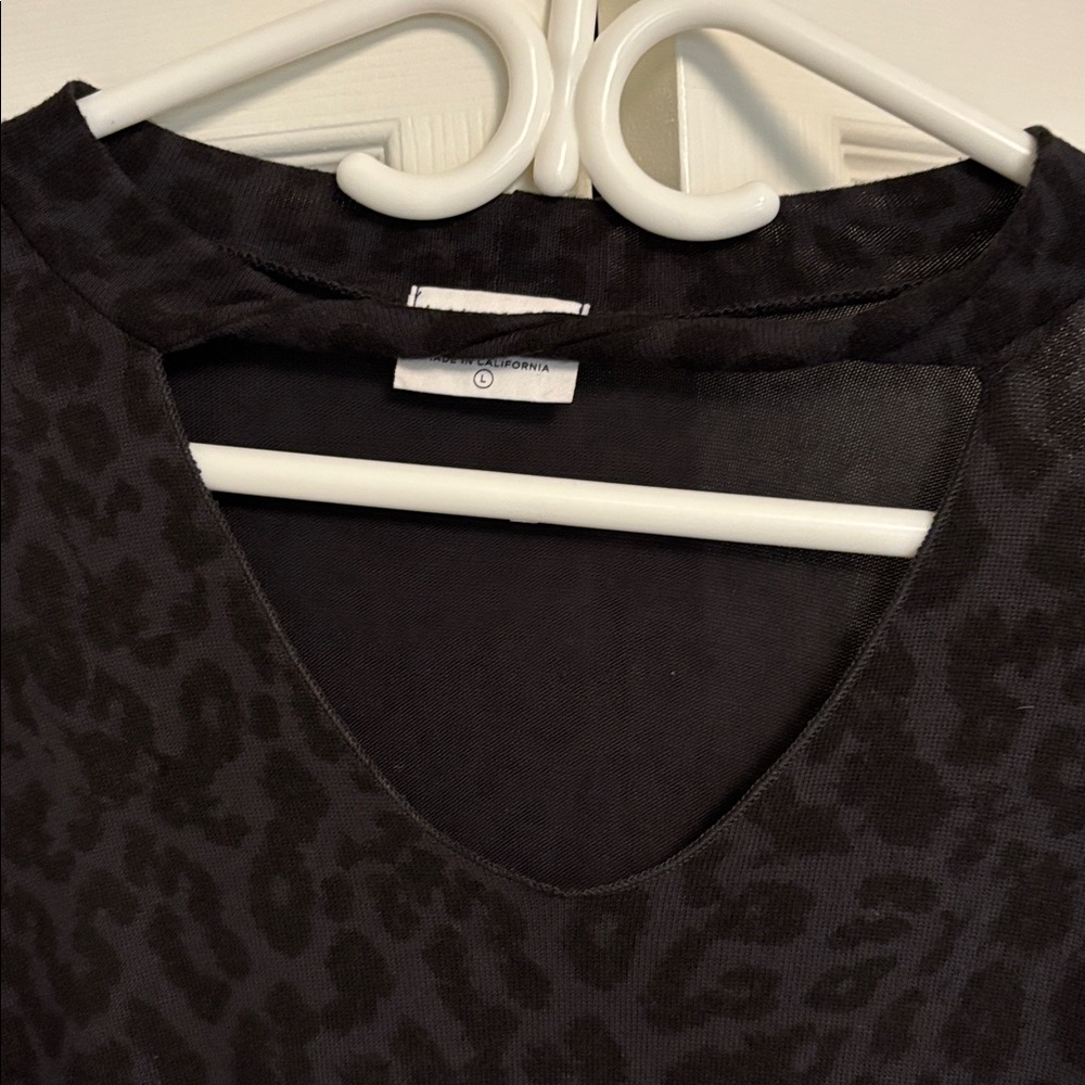 A New Day Dark Patterned Women's Blouse